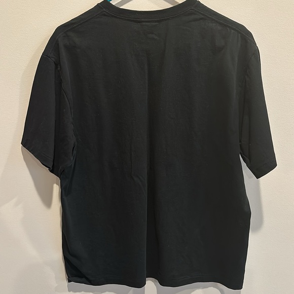 A Bathing Ape Gold Zip Shark Tee Black/Pink Men's XL - Picture 2 of 5